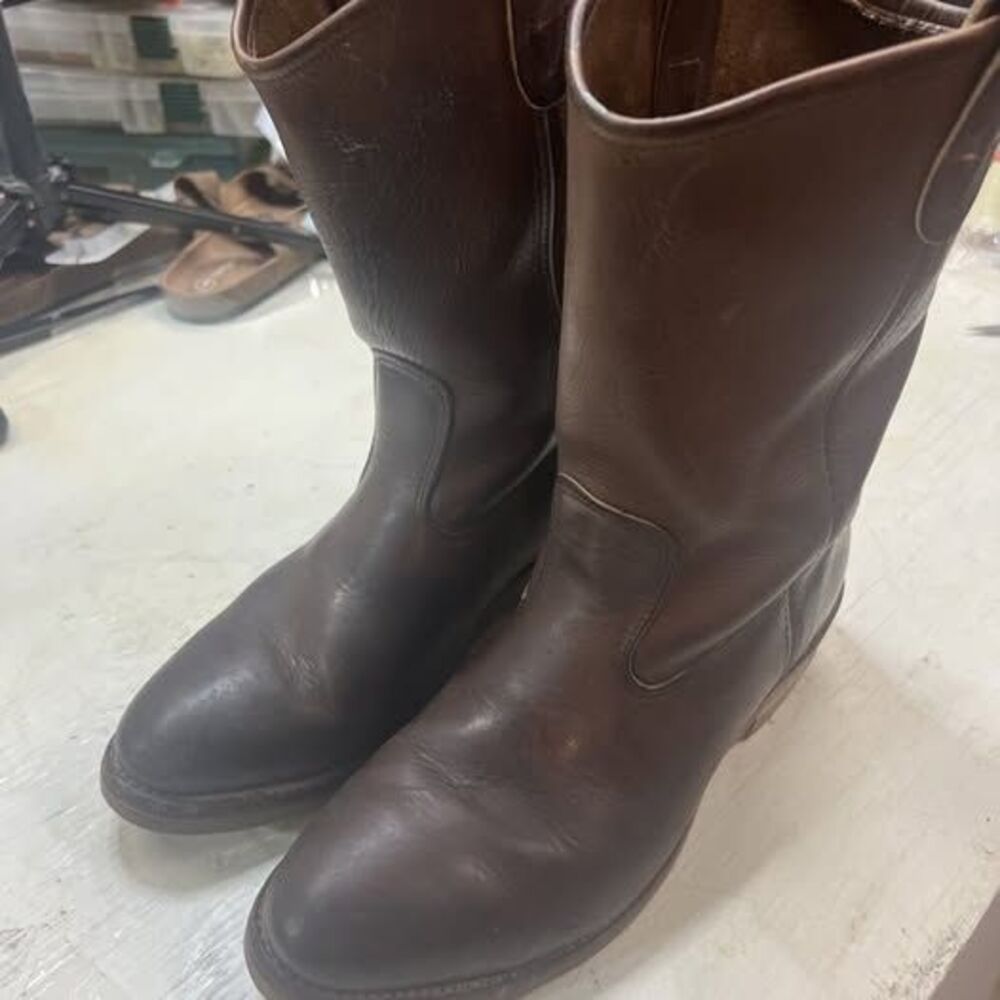 Vintage Double H Wellington Wedge Oil Resistant Sole Steel Toe Work Boots 9D